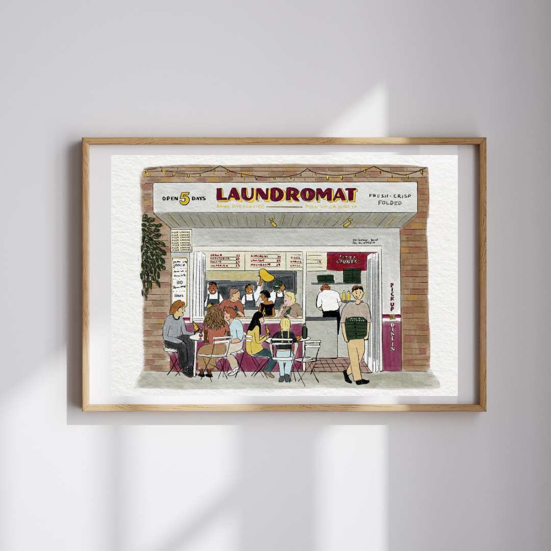 Pizza Laundry print
