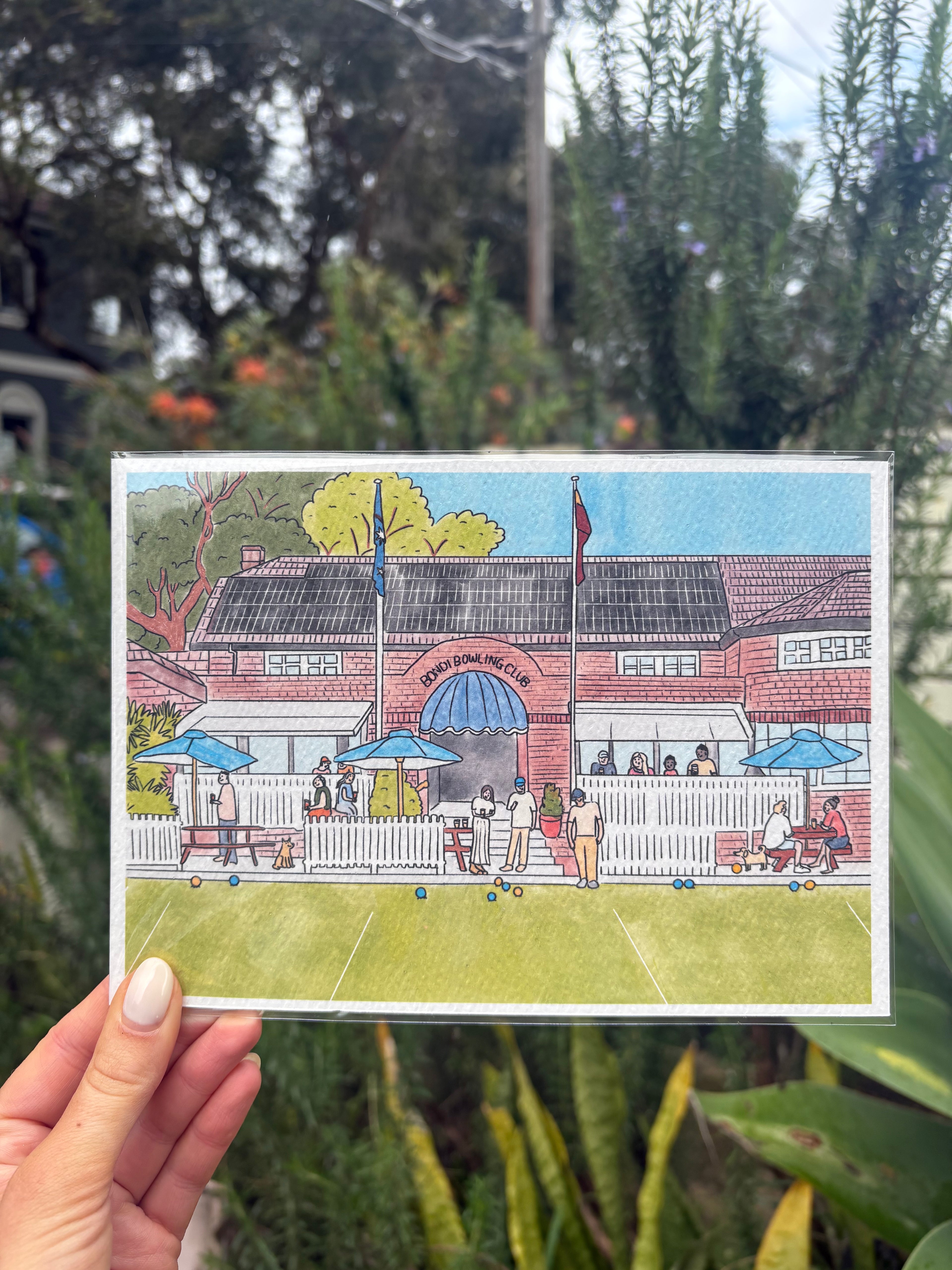 The Bondi Bowlo print