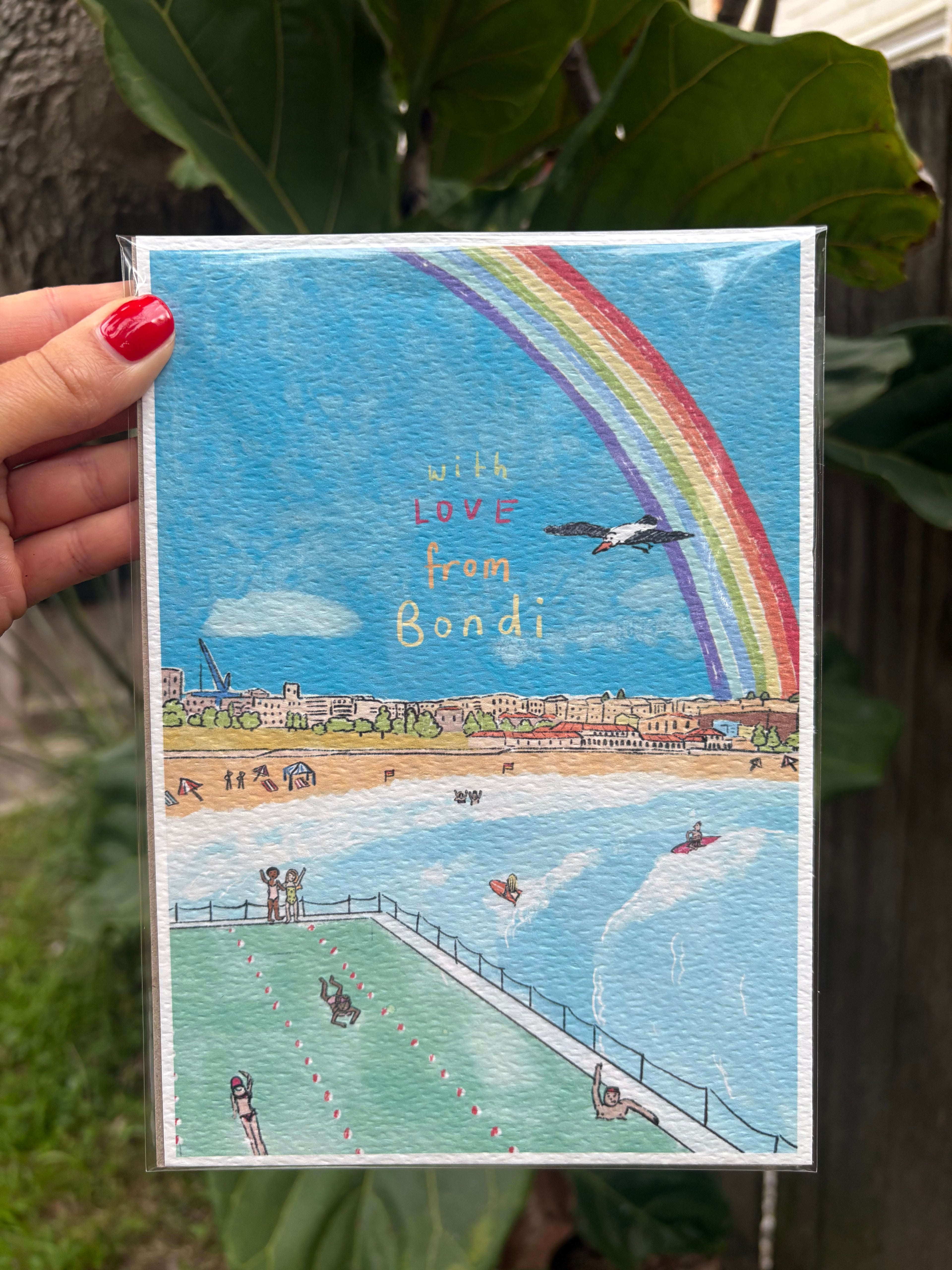 Bondi icebergs print