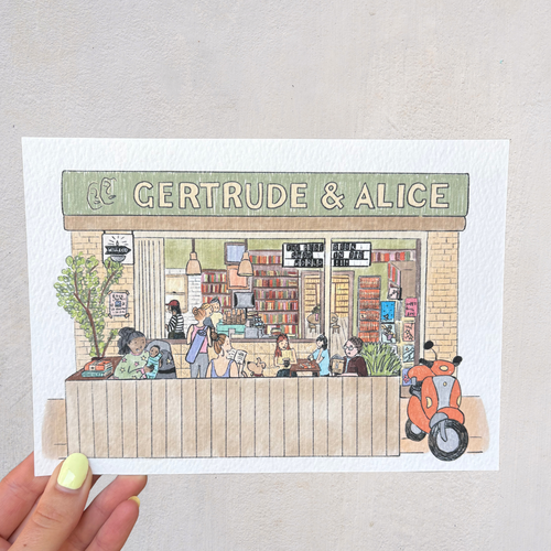 Gertrude & Alice print
